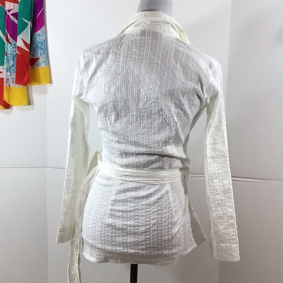 Ripe Maternity white wrap top S - Picture 4 of 8